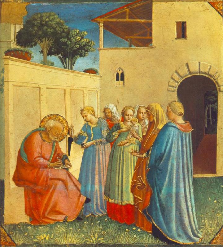 ANGELICO  Fra The Naming of St. John the Baptist Sweden oil painting art
